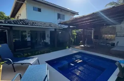 Casa mobiliada  a venda  4/4 com duas suites no condomínio  residencial quatro rodas em itapuã