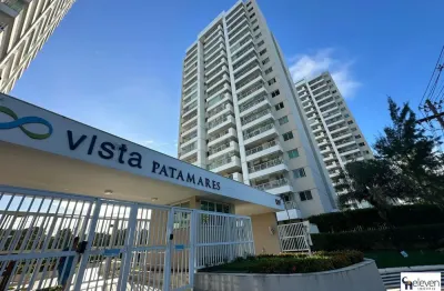 Vista patamares - 3/4  uma suite reformado e mobiliado 1 vagas e infra 