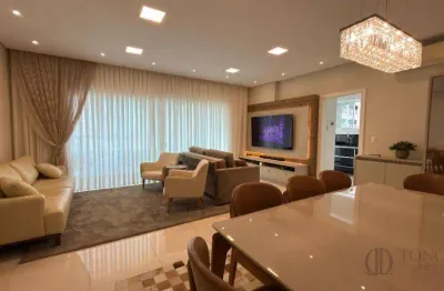 Apartamento mobiliado com 3 dormitórios à venda, 138 m² por r$ 2.450.000 - centro - balneário camboriú/sc