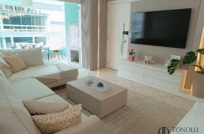 Apartamento garden mobiliado com 3 dormitórios à venda, 249 m² por r$ 1.650.000 - centro - balneário camboriú/sc