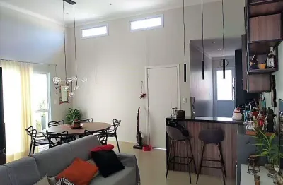 Casa em condomínio para venda em paulínia, alto do mirante, 3 dormitórios, 1 suíte, 3 banheiros, 3 vagas