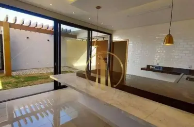Linda casa térrea 3 suítes  com fotovoltáica - condomínio recanto dos sabiás