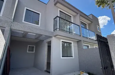 Sobrado com 3 quartos, 75m² e 2 vagas no sítio cercado, curitiba, pr