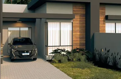 Casa com 3 quartos em araucária com ótimo padrão de acabamento