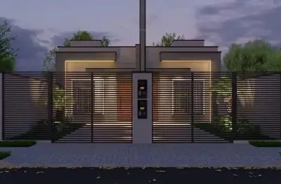 Casa 02 quartos e 2 vagas aberta no sitio cercado, curitiba, pr