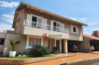 Sobrado em condomínio fechado com 3 dormitórios à venda, 250 m² por r$ 1.290.000 - residencial santa clara - londrina/pr