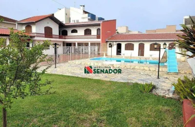 Casa no litoral com 2 terrenos de 360m² cada  com 4 dormitórios à venda por r$ 1.200.000 - balneário shangrilá - pontal do paraná/pr