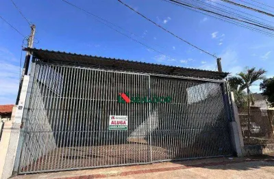 Amplo barracão para alugar, 300 m² por r$ 3.000/mês - leonor - londrina/pr