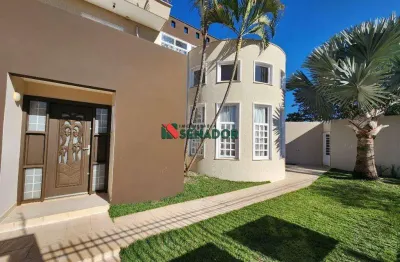 Sobrado à venda em londrina, parque residencial alcântara, com 3 suítes, com 374 m²