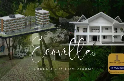 Terreno zr3 de 2100m² no ecoville - construtoras, incorporadoras