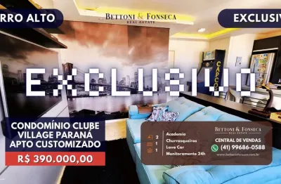 Apartamento exclusivo e customizado, 100% mobiliado!