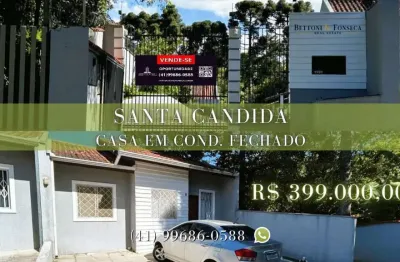 Casa em condomínio fechado com 3 quartos à venda na Rua Theodoro Makiolka, 1191, Santa Cândida, Curitiba