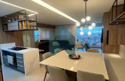 Lindo apartamento decorado 82 metros 2 vagas  residencial the gate rua dona tecla rua do shopping maia