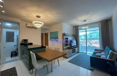 Apartamento com 2 dormitórios, com 2 vagas, à venda, 70 m² por r$ 850.000 - praia das toninhas - ubatuba/sp
