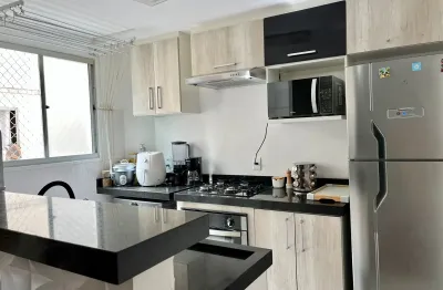 Aluga-se apartamento, semi mobiliado com forno e cooktop, condomínio santa teresa, em frente a bauducco