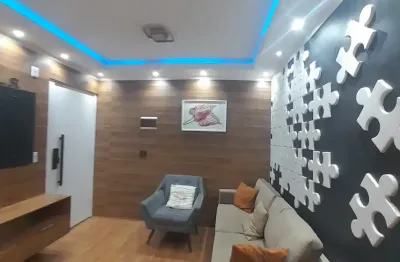 Apartamento, mobiliado, elevador, 60m² para locação Condomínio Pq Santa Teresa Guarulhos