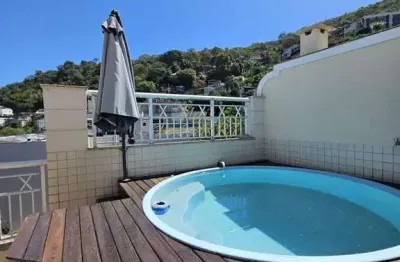 Cobertura para venda em niterói, são francisco, 3 dormitórios, 3 suítes, 4 banheiros, 2 vagas