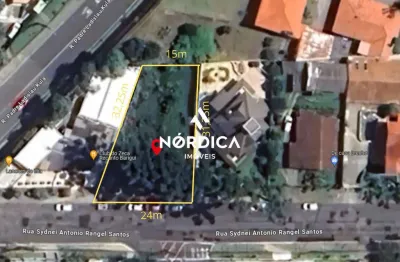Terreno à venda na sydnei antônio rangel, 470, santo inácio, curitiba por r$ 650.000