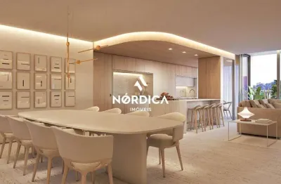 Apartamento com 4 quartos à venda na rua clara vendramin, 445, mossunguê, curitiba por r$ 3.187.673