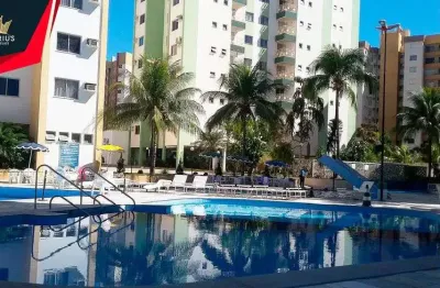 Apartamento com 2 quartos residencial águas da serra em caldas novas go
