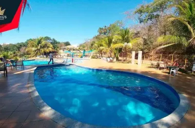 Bangalô / casa com 02 quartos aldeia do lago em caldas novas go