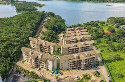 Apartamento para venda com 01 quarto, aldeia do lago em caldas novas go