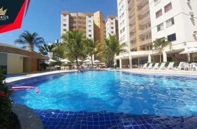 Apartamento com 02 quartos privé das thermas ii em caldas novas go