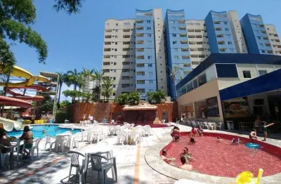 Apartamento a venda com 01 quarto, golden dolphin em caldas novas - go