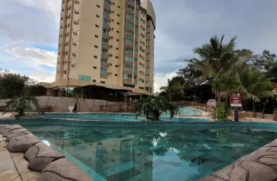 Apartamento com 01 quarto a venda thermas do bosque em  caldas novas go