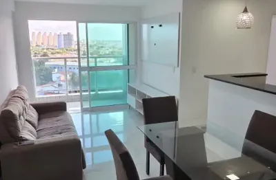 Lindo apartamento mobiliado em capim macio com 2 quartos sendo 1 suíte com porcelanato