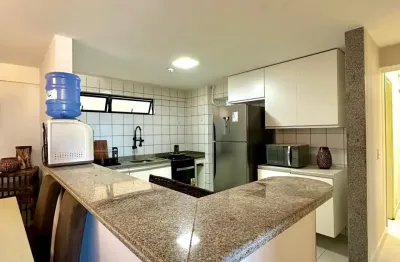 Excelente apartamento mobiliado e andar alto em ponta negra