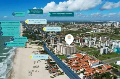 Apartamentos com 2 quartos na praia do futuro, fortaleza/ce