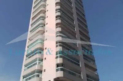 Apartamento para venda na vila caiçara em praia grande sp, vista para o mar 03 dormitorios sendo 01 suite, banheiro social, 01 sala com sacada gourmet