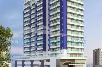Apartamento para venda na aviação em praia grande sp, 02 dormitórios, 02 suítes e 02 vagas de garagem com 87,72 m2 área útil