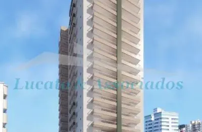 Apartamento à venda em praia grande-sp: 3 quartos, 3 suítes, no canto do forte - 126,17m², 3 vagas.