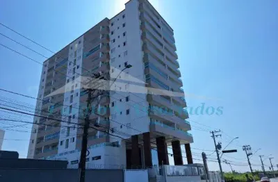 Apartamento de 2 quartos no mirim, praia grande-sp: 1 suíte, sala, 2 banheiros, garagem e 76,45m² de área. venha conferir!