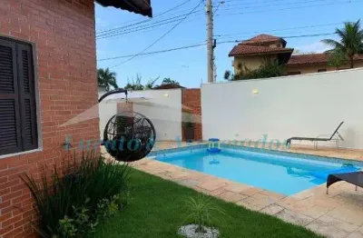 Imóvel de alto padrão: casa com 3 quartos, 1 suíte e 3 vagas em praia grande-sp - balneario florida
