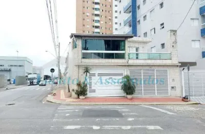 Oportunidade única: sobrado à venda em praia grande-sp, guilhermina! 2 quartos, 2 suítes, sala, 3 banheiros, garagem e 90,88m².