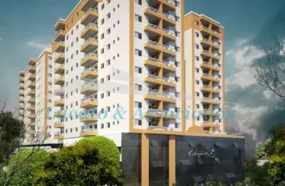 Apartamento na planta para venda boqueirão em praia grande sp, entrega em 05/25 02 dormitórios sendo 01 suíte, sala com sacada, cozinha integrada a