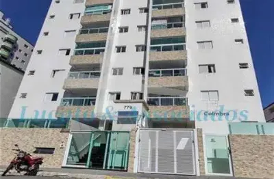Apartamento à venda na ocian em praia grande - sp, 2 dormitórios sendo 1 suíte.