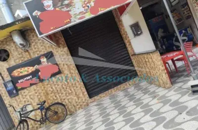 Imóvel pronto para pizzaria, com cozinha, recepção, banheiro e forno a lenha. no jardim glória, praia grande - sp.