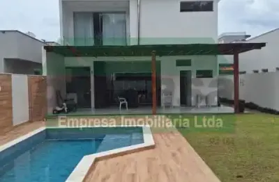 Casa em condomínio fechado com 4 quartos à venda na ponta negra, manaus , 385 m2 por r$ 1.700.000