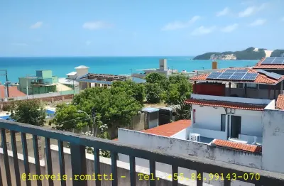 Ponta negra, 2 quartos mobiliado e decorado a poucos passos da beira mar.