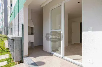 Apartamento garden com 2 dormitórios à venda, 47 m² por r$ 249.900 - lot. itaboa - campo largo/pr