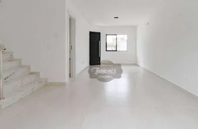 Sobrado triplex com 3 dormitórios à venda, 120 m² + área de terraço, varanda na suíte e 1 quarto, por r$ 699.000 - uberaba - curitiba/pr