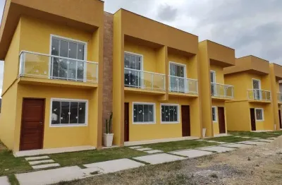 Casa duplex de condomínio para venda possui 65 metros quadrados com 2 quartos em inoã- maricá