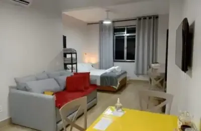 Apartamento todo mobiliado 01 quarto em copacabana posto 6