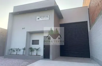 Galpão comercial para alugar, 318 m² por r$ 10.887/mês - parque residencial jundiaí - jundiaí/sp