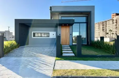 Casa em condomínio fechado com 3 quartos à venda na estrada do mar, 966, bairro planejado, xangri-lá, 117 m2 por r$ 945.000