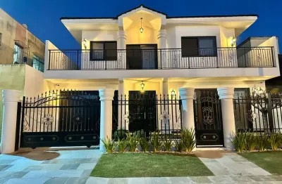 Casa com 5 quartos à venda na rua inambuí, 1, atlântida, xangri-lá, 460 m2 por r$ 3.500.000